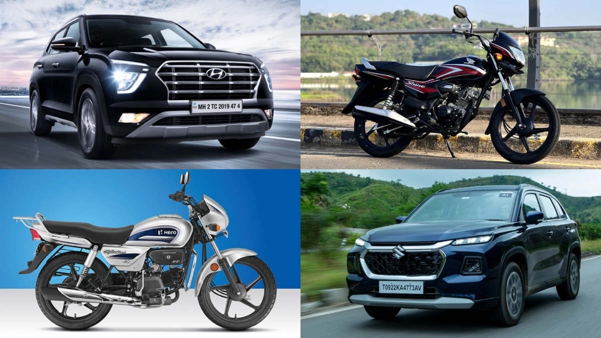 Car and Bike sales figures for the month of May 2023
