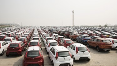 Car exports - China