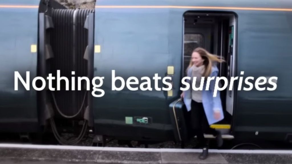 The campaign effectively demonstrated how train travel supports local communities