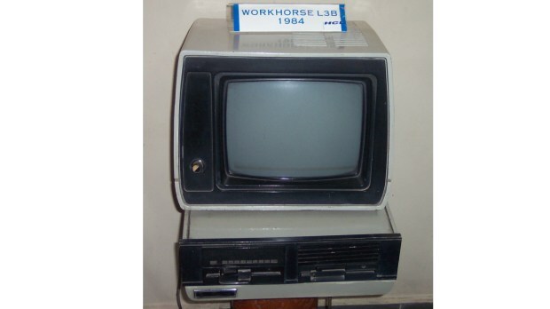 HCL Workhorse L3B (1984), one of the first personal computers to have been manufactured in India.