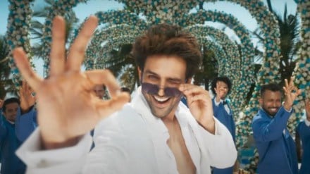 Satyaprem Ki Katha, Satyaprem Ki Katha news, Satyaprem Ki Katha actors, Satyaprem Ki Katha Kartik Aaryan, Satyaprem Ki Katha Kiara Advani, Satyaprem Ki Katha new song released, Satyaprem Ki Katha Gujju Pataka, Satyaprem Ki Katha Naseeb Se, Satyaprem Ki Katha Ajab Ke Baad, Meet Bros