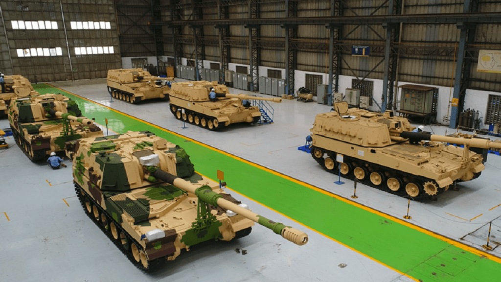 L&T’s k9 Vajra-T at Armoured Systems Complex, Hazira L&T’s k9 Vajra-T at Armoured Systems Complex, Hazira