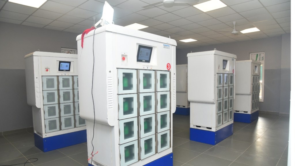 Lohia battery swapping station