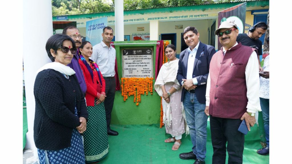 The project aims to create a sustainable school environment across the state