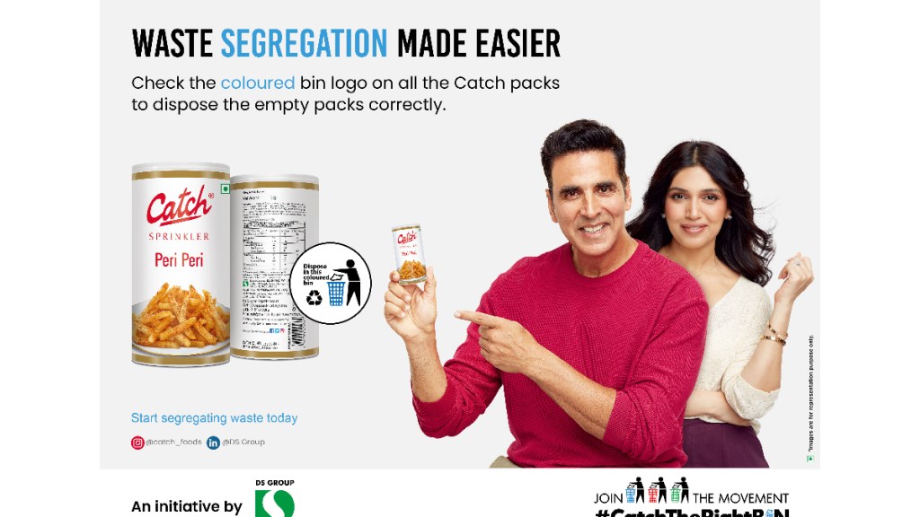 The campaign focuses on the importance of waste segregation at source