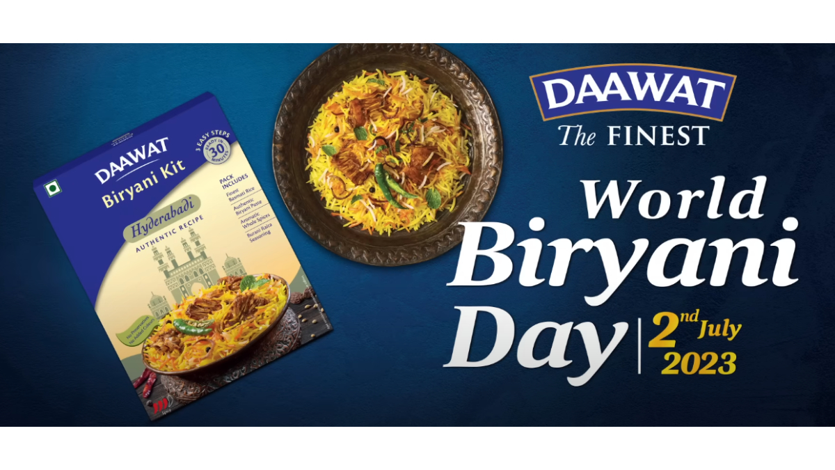 Daawat Basmati Rice has created an occasion for Biryani lovers across the world by celebrating world biryani day on the first Sunday of July Daawat Basmati Rice has created an occasion for Biryani lovers across the world by celebrating world biryani day on the first Sunday of July