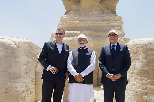 His visit emphasised the historical ties shared by India and Egypt. (Image: PTI)