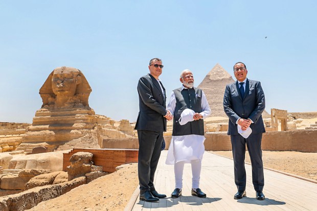 This was Prime Minister Narendra Modi's first state visit to Egypt. (Image: PTI)