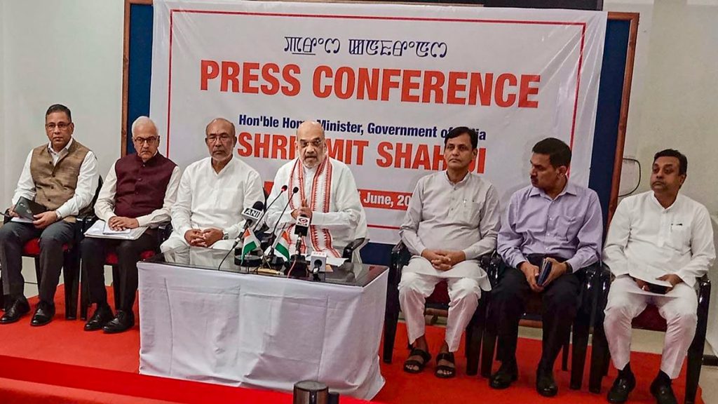 Amit Shah in Imphal Amit Shah in Imphal