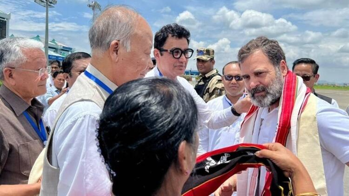 'Highly irresponsible behaviour': Convoy stopped, BJP claims Rahul Gandhi refused advice to take chopper to Churachandpur