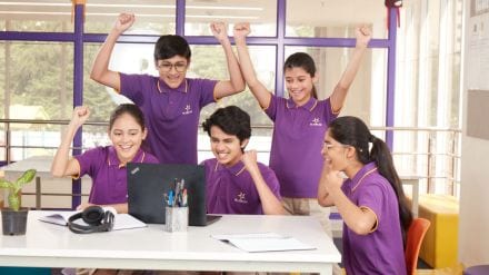 BHIS has also partnered with the Akanksha Foundation, an NGO, in order to provide real-life problem-solving experience to the students. (PIC Credit: BHIS)