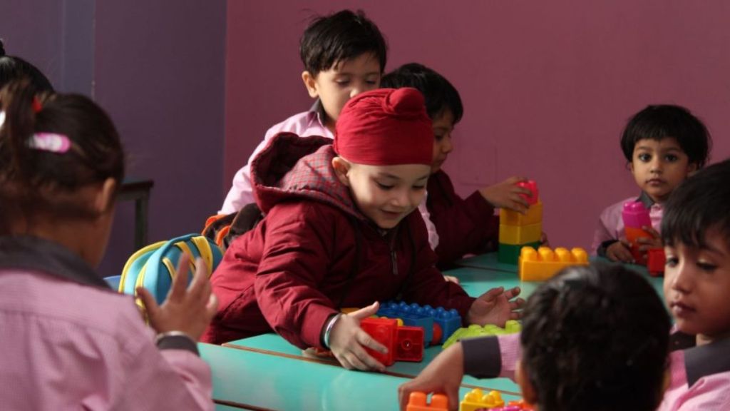The school is available from play group till grade eighth.