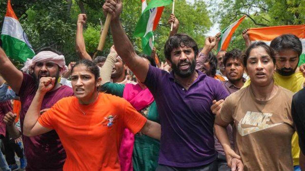 Wrestlers protest | Jantar Mantar | Delhi Police Wrestlers protest | Jantar Mantar | Delhi Police