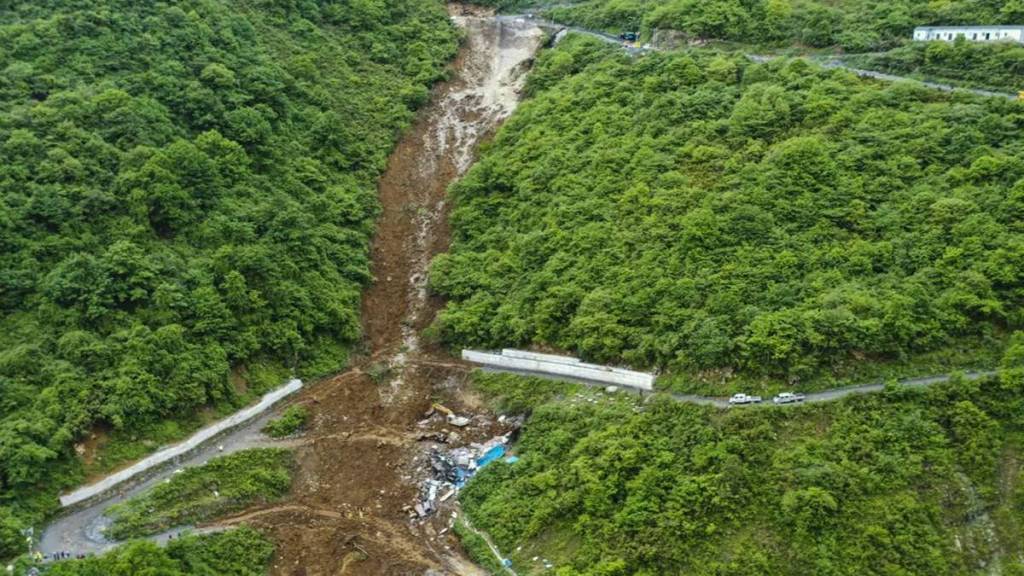 china landslide