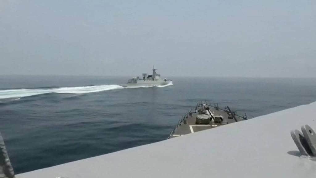 china warship