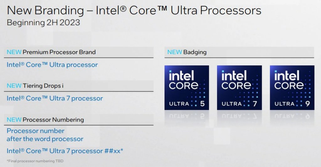 Intel is letting go of its "i", plans to simplify branding ahead of Meteor Lake