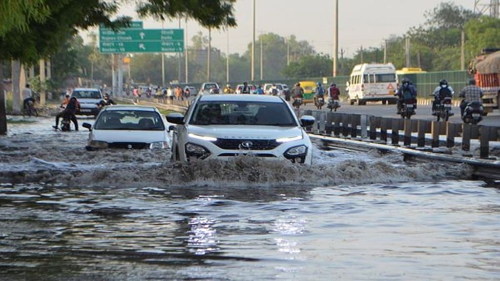 gurugram waterlogging|