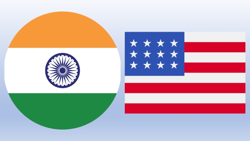 India-US flag representation