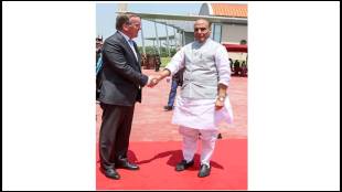 rajnath singh with Boris Pistorius