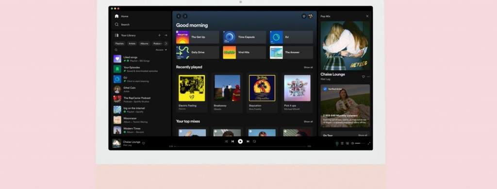 Spotify redesigns its Desktop Experience, "Your Library" and "Now Playing" get brand new look