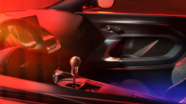 Aston Martin cabin