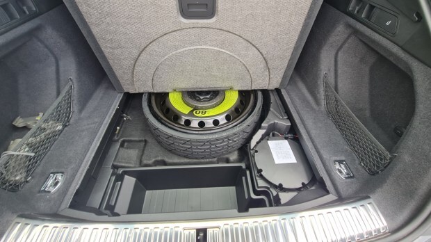 audi q8 e tron spare tyre