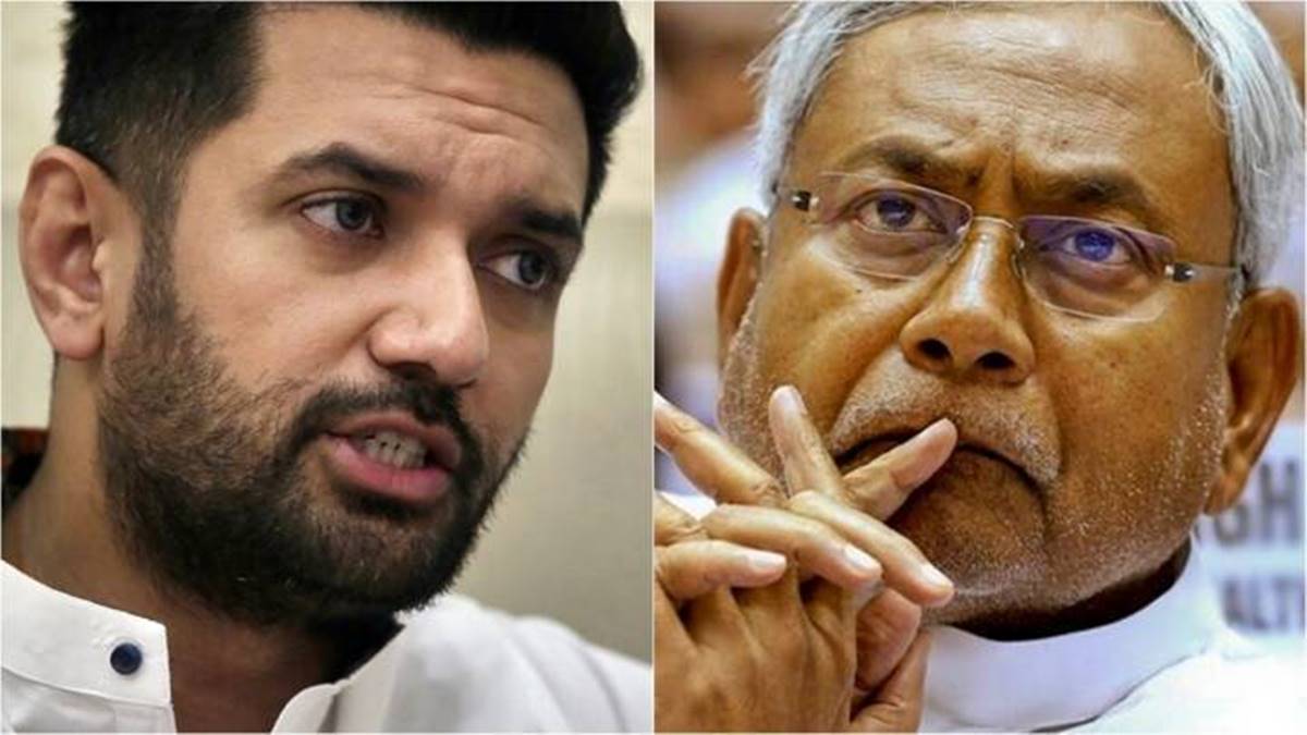 Chirag Paswan, Nitish kumar