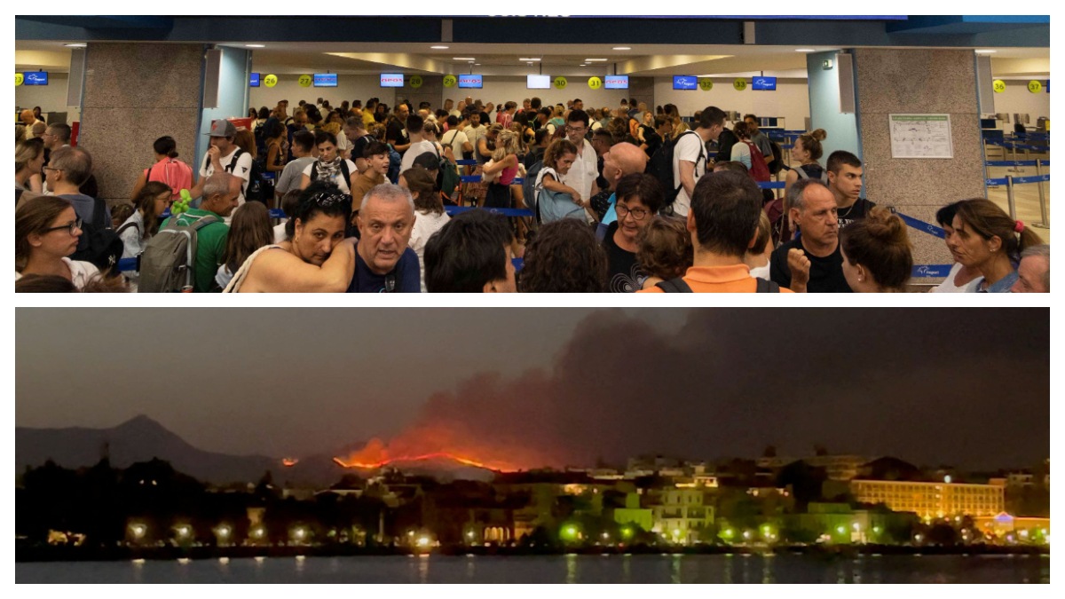 Rhodes wildfire, Greece, wildfire in Greece