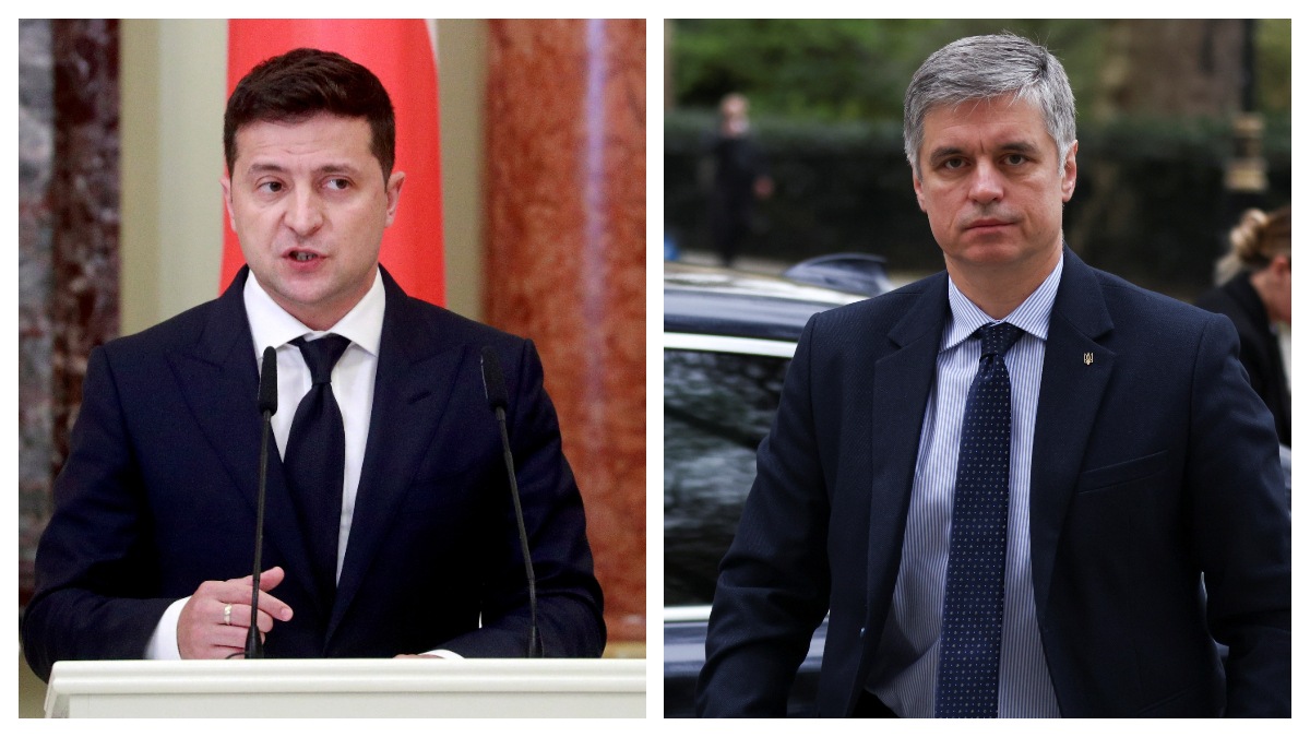 Volodymyr Zelenskiy, Vadym Prystaiko, Vadym Prystaiko sacked,