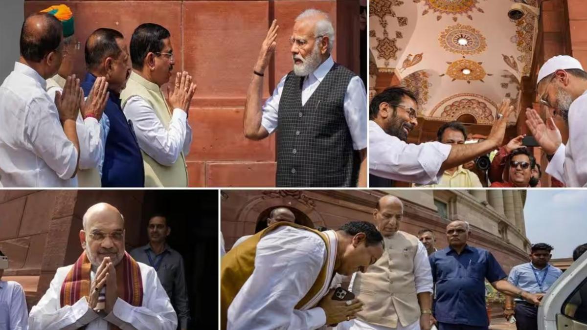 Monsoon session of Parliament, begins - Photos