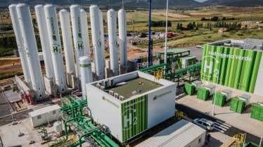 Iberdola's green hydrogen plant in Puertollano, Spain. 