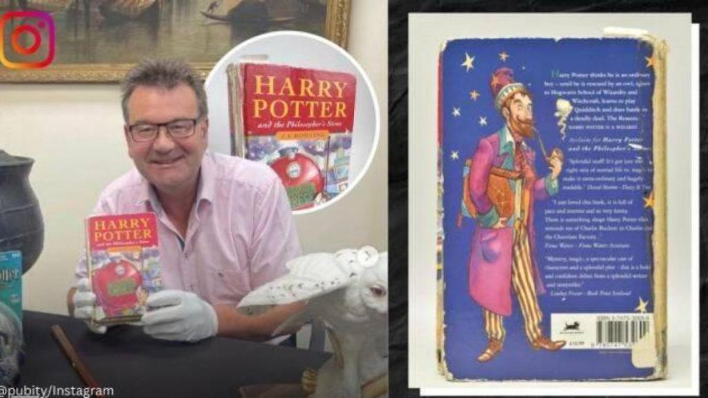 Rare first edition of Harry Potter book, Harry Potter and the Philosopher’s Stone, viral, trending, jk rowling