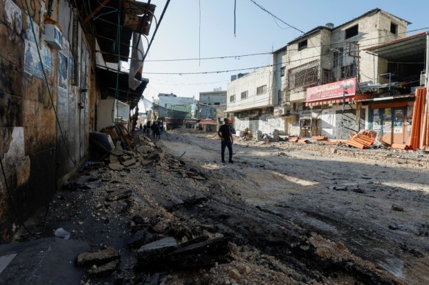 A general view of a street amid an Israeli military operation. (Image: Reuters)