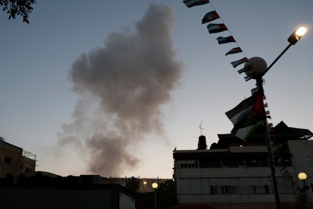 Smoke rises amid an Israeli military operation in Jenin. (Image: Reuters)