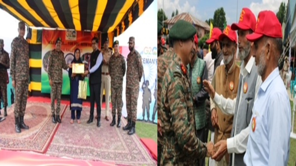 Kilo Force orchestrated a heartwarming gathering of braveheart families and ex-servicemen at Sher-e-Kashmir Stadium, Bandipora Kilo Force orchestrated a heartwarming gathering of braveheart families and ex-servicemen at Sher-e-Kashmir Stadium, Bandipora