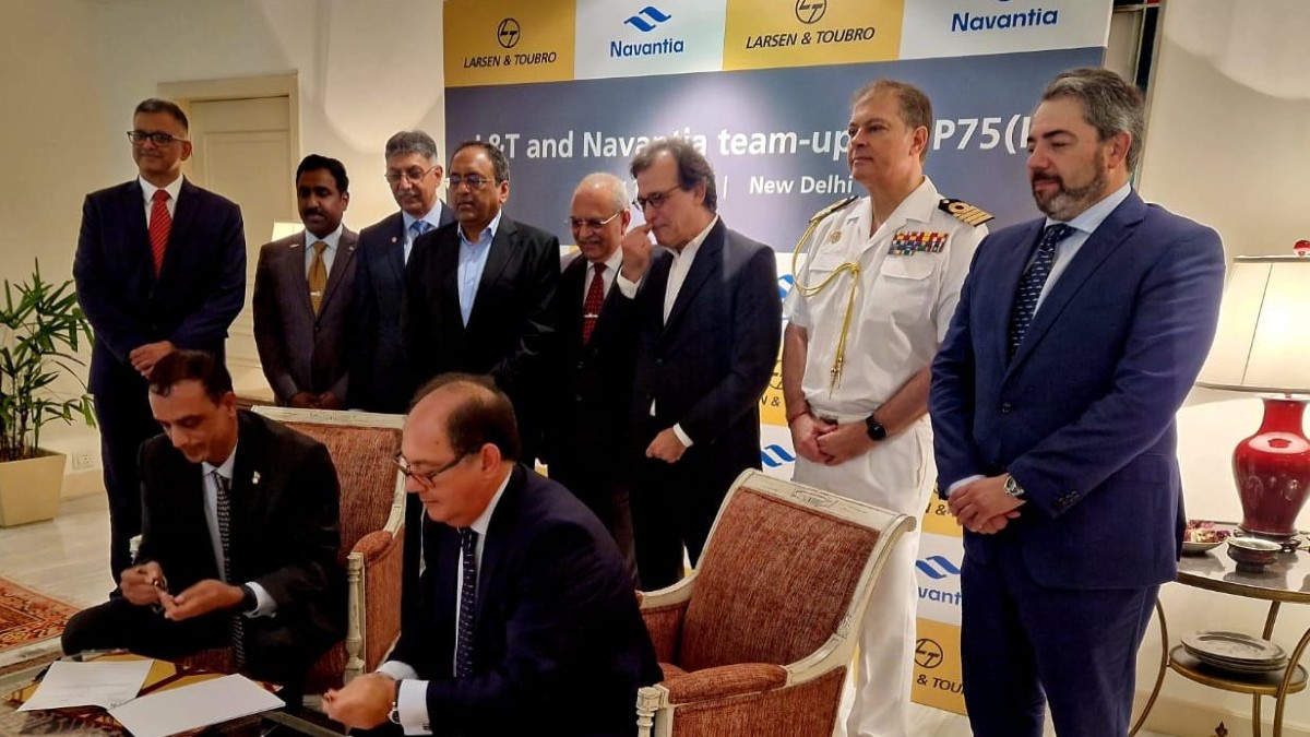 Milestone Partnership: L&T and Navantia Unite to Propel India's P75 (India) Submarine Program to Unprecedented Heights