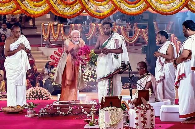 The Prime Minister’s vision of having world-class infrastructure for hosting meetings, conferences and exhibitions in the country led to the conceptualization of the International Exhibition-cum-Convention Centre (IECC) at Pragati Maidan. (Photo Credits: PTI)