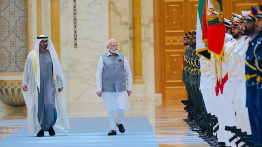 PM Modi in UAE live updates, PM Narendra Modi, Modi in UAE, Modi UAE visit, Modi UAE President meeting, Modi Abu Dhabi, United Arab Emirates, Modi News, PM Modi Live, PM Modi live today, Narendra Modi UAE Visit, India UAE ties, Abu Dhabi, Prime Minister Narendra Modi UAE visit, Modi in Abu Dhabi, PM Modi in Abu Dhabi