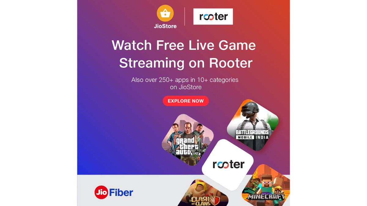 Rooter collaborates with Jio to bring live game streaming and esports ...