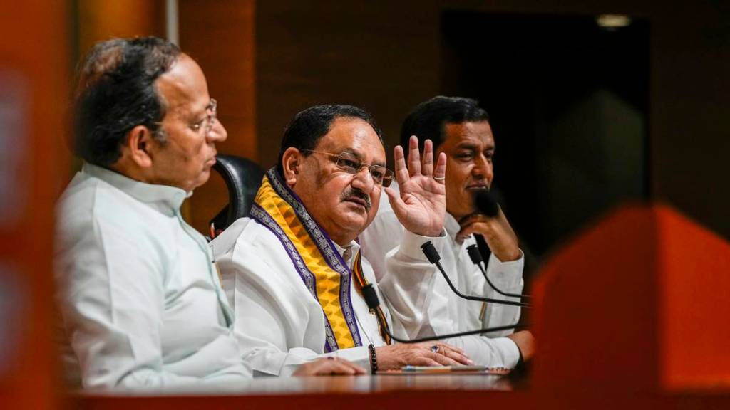 JP Nadda, NDA meet in Delhi JP Nadda, NDA meet in Delhi