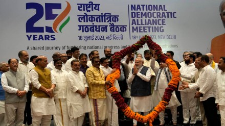 Narendra Modi, NDA Delhi meeting