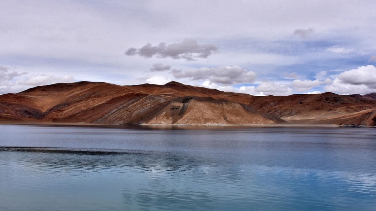 Pangong Tso lake in Ladakh region