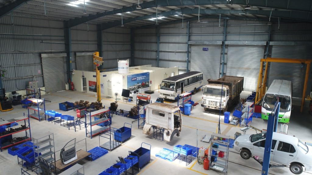 Tata Motors vehicle scrappage centre