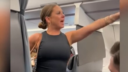 American Airlines, woman delays American Airlines flight, woman claims unreal passenger was on board American Airlines, American airlines woman, woman spots unreal passenger