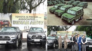 Toyota Hilux Mahindra Scorpio Indian Army