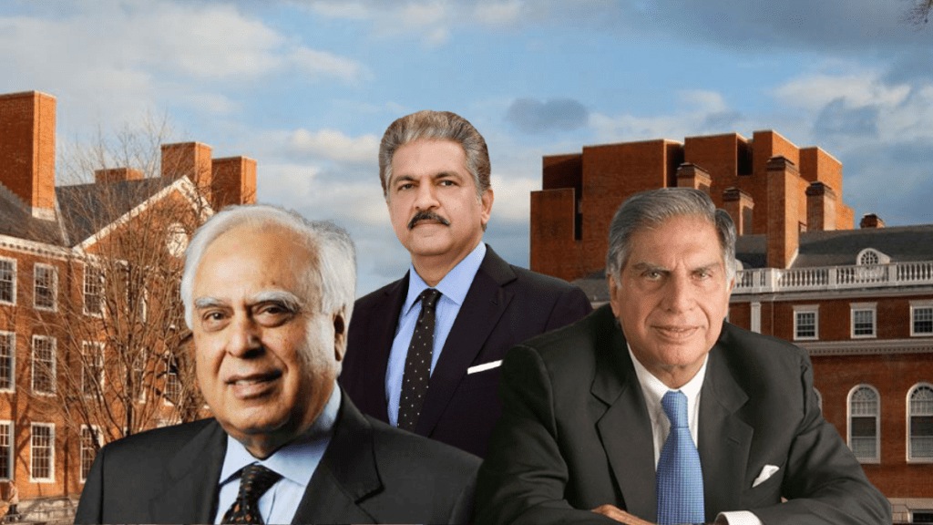 Ratan Tata, Rahul Bajaj, Tata Group, Harvard University, Harvard Alumni, Kapil Sibal,
