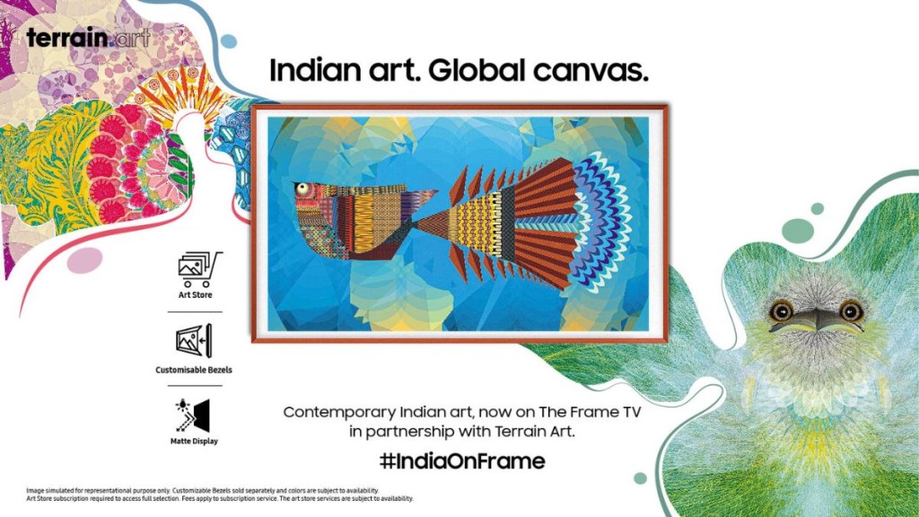 Reportedly, the artworks have been created by young Indian artists