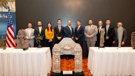 Indian Antiquities, India, US, Manhattan District Attorney, Alvin Bragg, Anti-Trafficking Unit, Homeland Security Investigation, Hinduism, Jainism, Islam