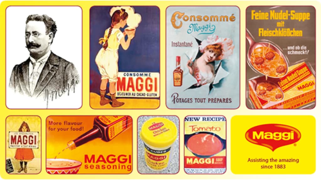 maggi, julius maggi, maggi story, nestle maggi, nestle succes, maggi succes story, history of nestle, instant noodles, iconic brand