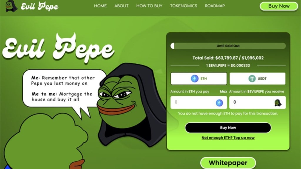 Going by sources, Pepe coin is a meme coin Going by sources, Pepe coin is a meme coin
